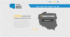 Desktop Screenshot of festiwalboss.pl